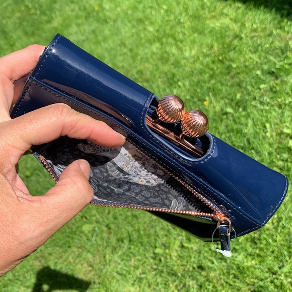 Kisslock wallet Ted Baker Blue patent leather - Picture 11 of 15